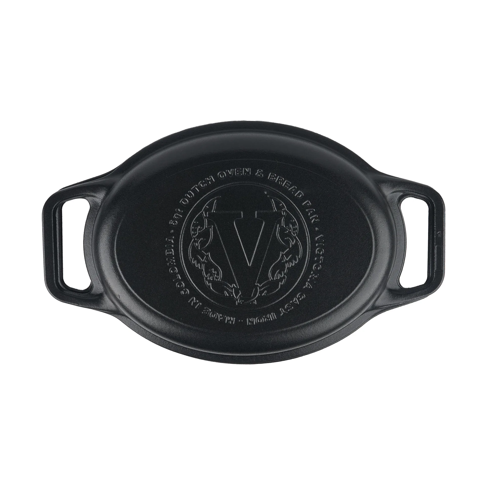 Victoria Topf und Brotpfanne Gusseisen enameled, 2-teilig Victoria