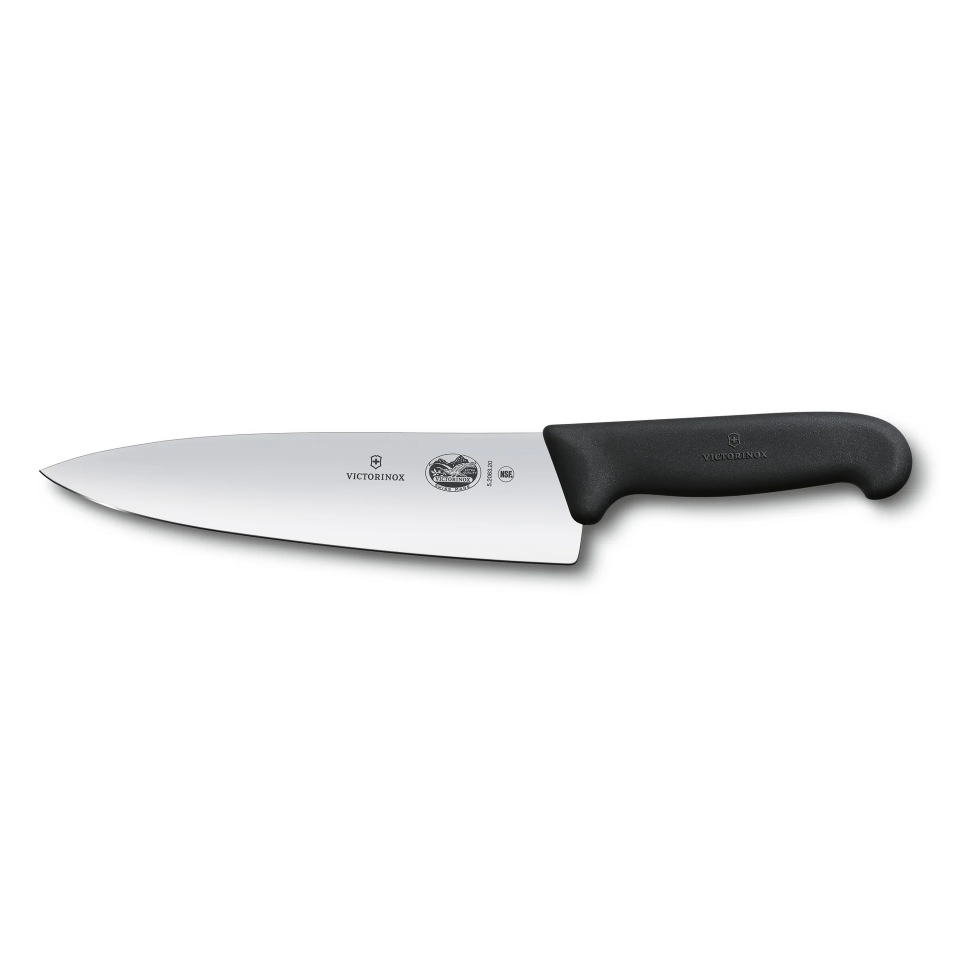Fibrox Küchenmesser extra breit 20cm, Edelstahl Victorinox