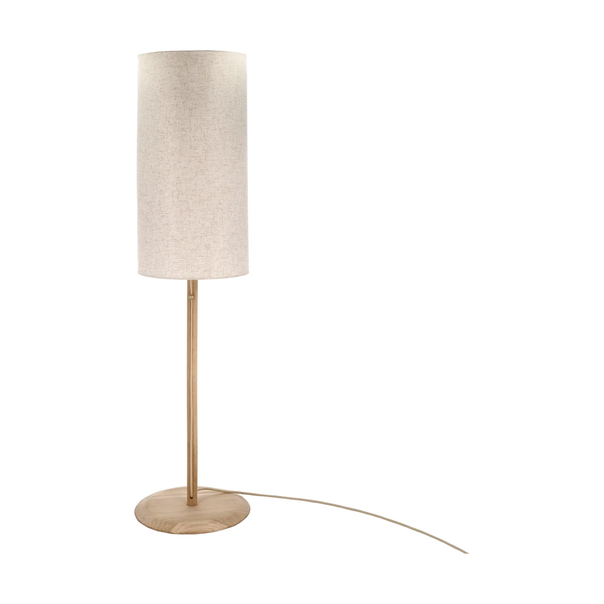 Barv Stehlampe 143,5xØ38 cm, Unbehandeltes Massivholz Eiche Villa Collection