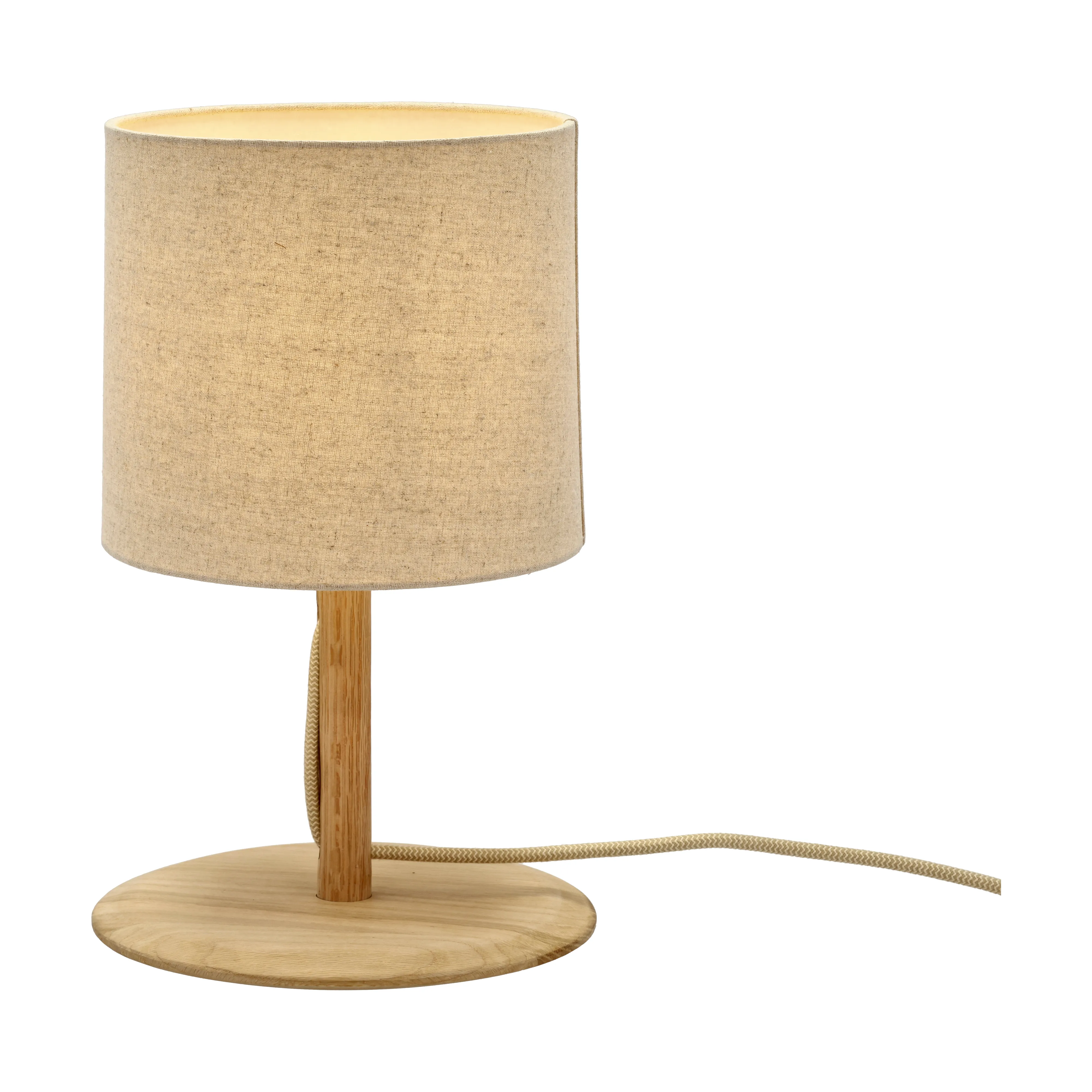 Tischleuchte Mashallah – 26 Cm, Mit Nickel-Finish & Acryl-Details | Für E14 Birnen Bis 60 W