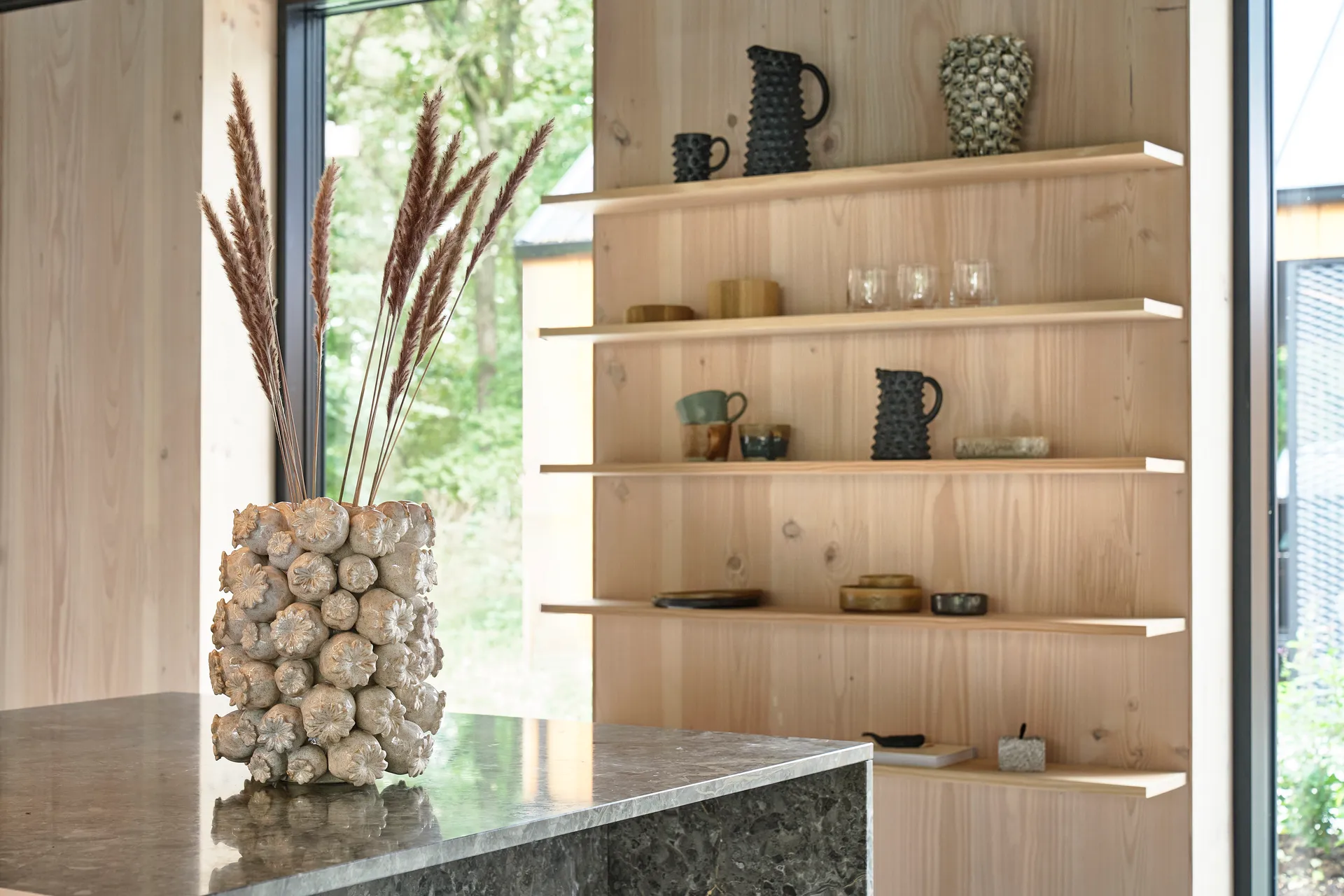 Elha Vase Ø23,5 cm, Cremeweiß Villa Collection