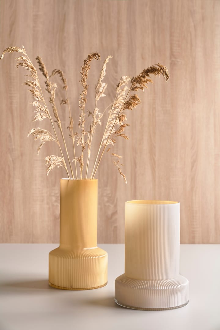 Hvils Glasvase Ø21 cm, Wei�ß Villa Collection