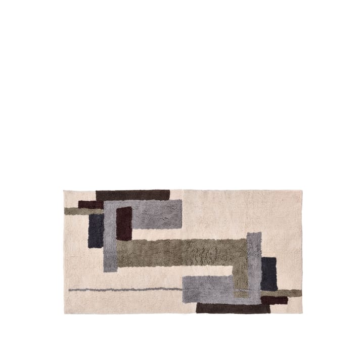 Laerk Teppich - Grau/offwhite, 90 x 180cm - Villa Collection