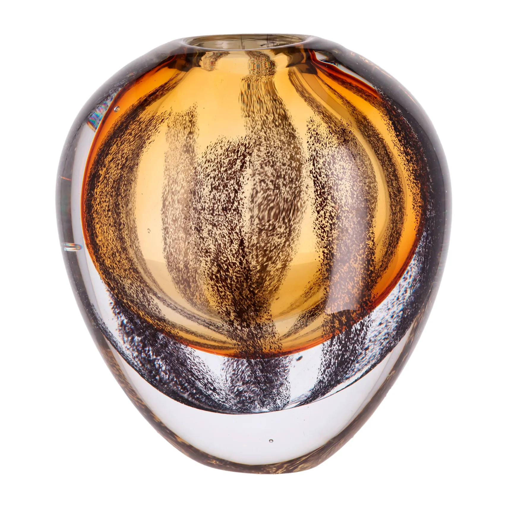 Otea Vase Ø12,5 x 14cm, Black Villa Collection