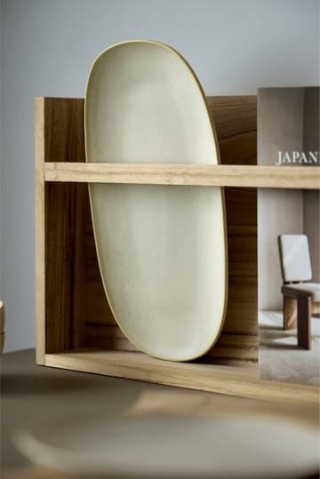 Shoku Servierteller 18x34 cm - Beige - Villa Collection