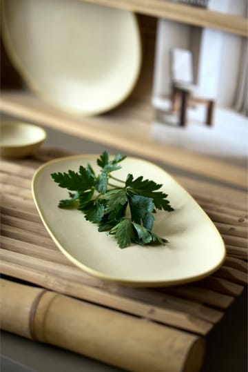 Shoku Servierteller 18x34 cm - Beige - Villa Collection