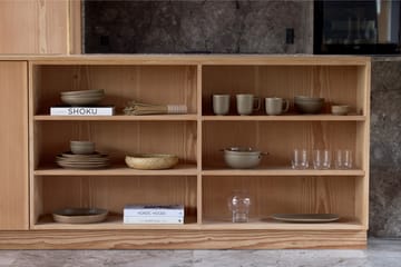 Shoku Servierteller 18x34 cm - Warm Brown - Villa Collection