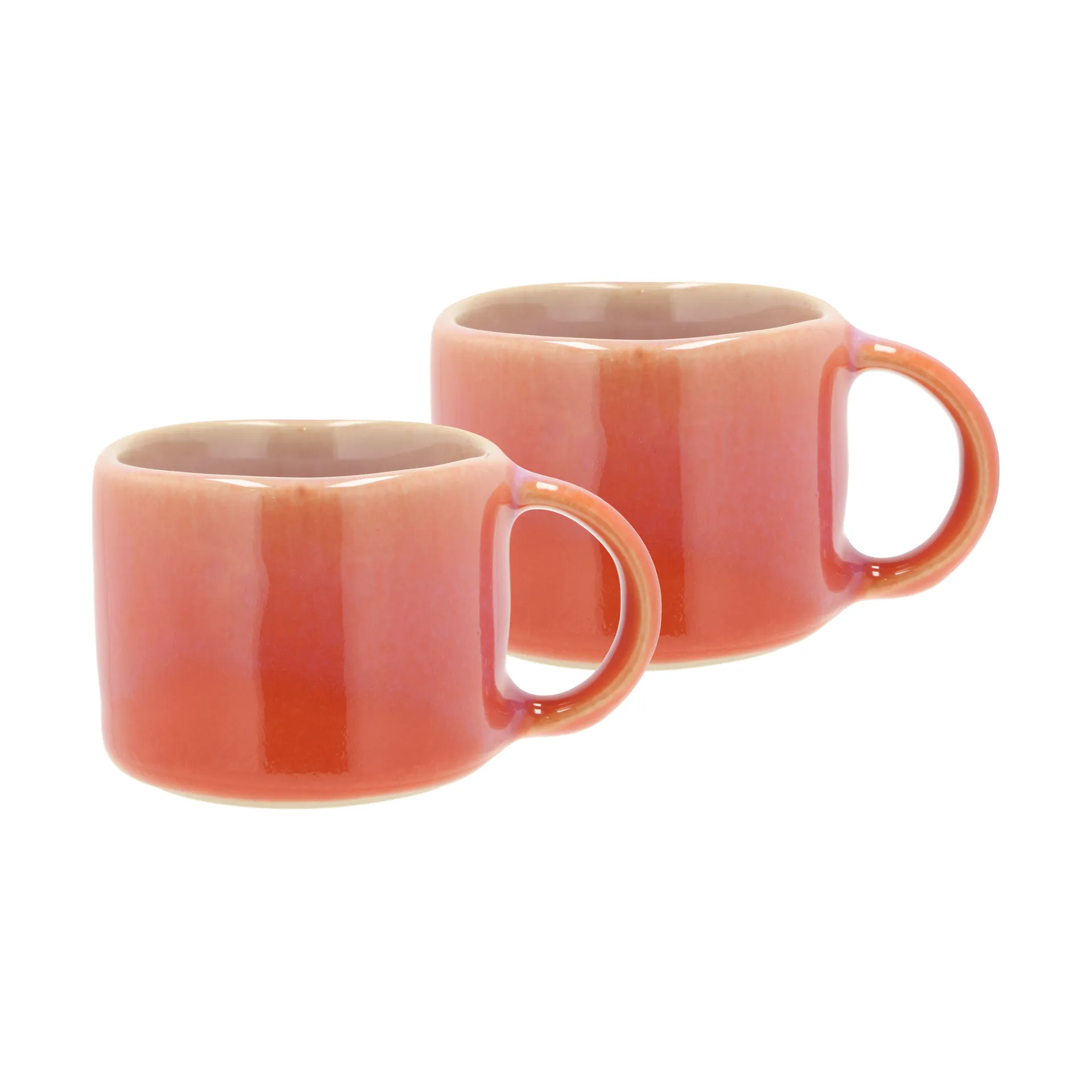 Styles Espressotasse 8 cl 2er-Pack, Lila-Orange Villa Collection