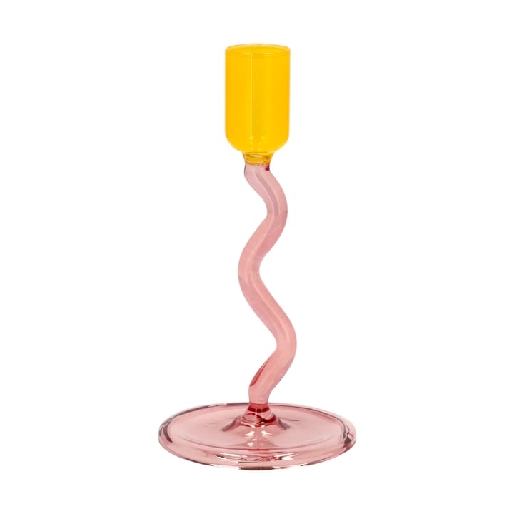 Styles Kerzenhalter 15,3 cm - Pink-yellow - Villa Collection