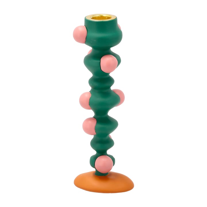 Styles Kerzenhalter Punkte 18cm - Green-pink - Villa Collection