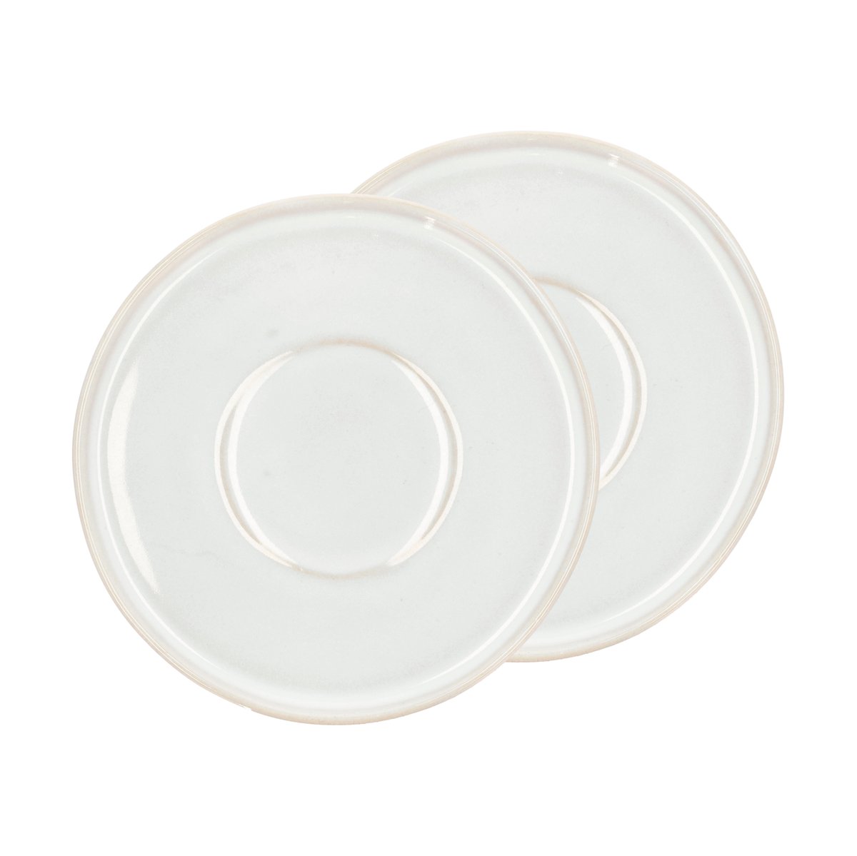 Villa Collection Styles Teeteller Ø13 cm 2er-Pack Cream white