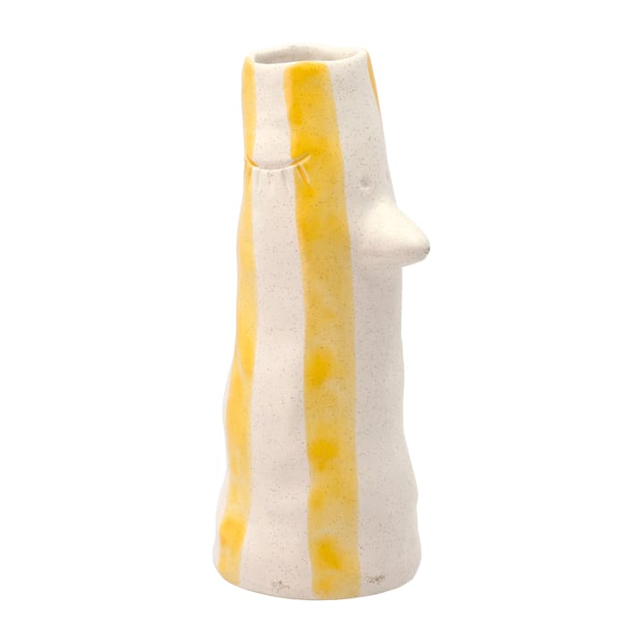 Styles Vase mit Schnabel und Wimpern 26cm - Yellow - Villa Collection