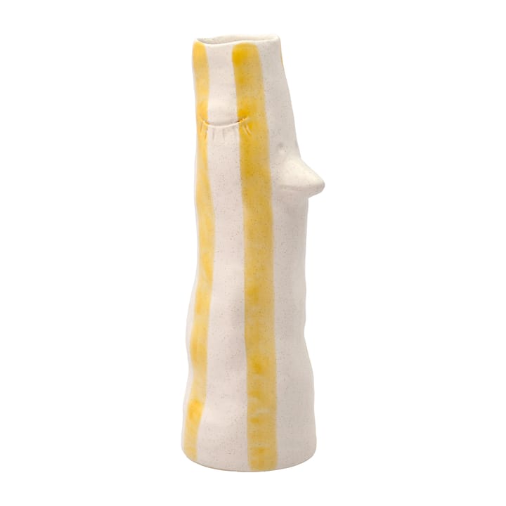 Styles Vase mit Schnabel und Wimpern 34cm - Yellow - Villa Collection