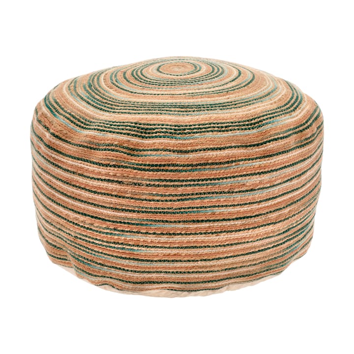 Vem Pouf Sitzkissen 30x60 cm - Green-nature-pink - Villa Collection