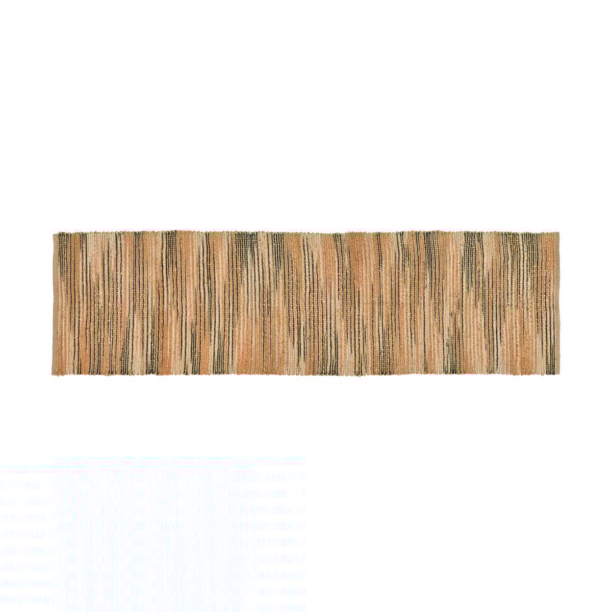 Villa Collection Vem Teppich Green-nature-pink, 70x250 cm