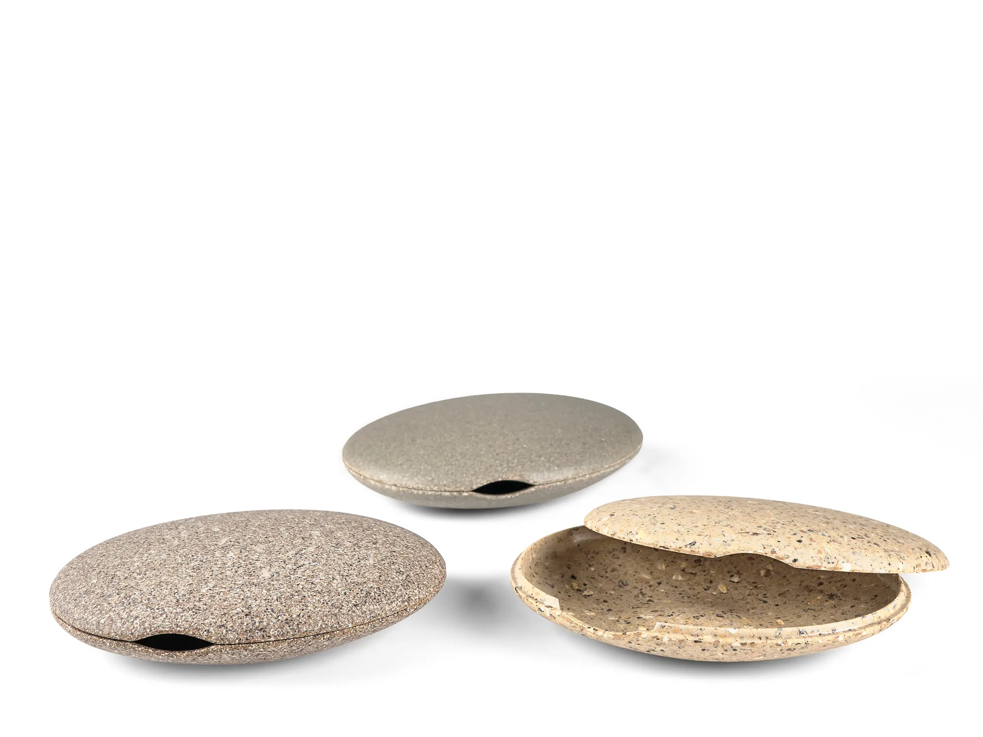 Villa Collection Steinfigur 21 cm 3er-Pack, Natur Villa Collection