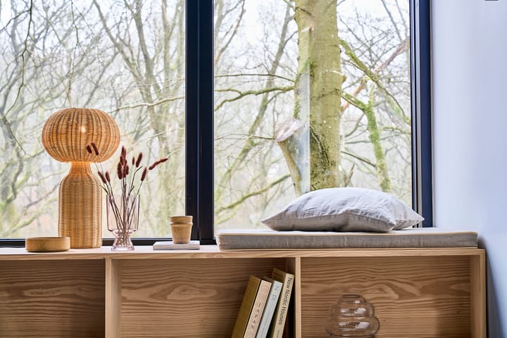 Vinka Tischleuchte Naturrattan Ø30 cm, Natur Villa Collection