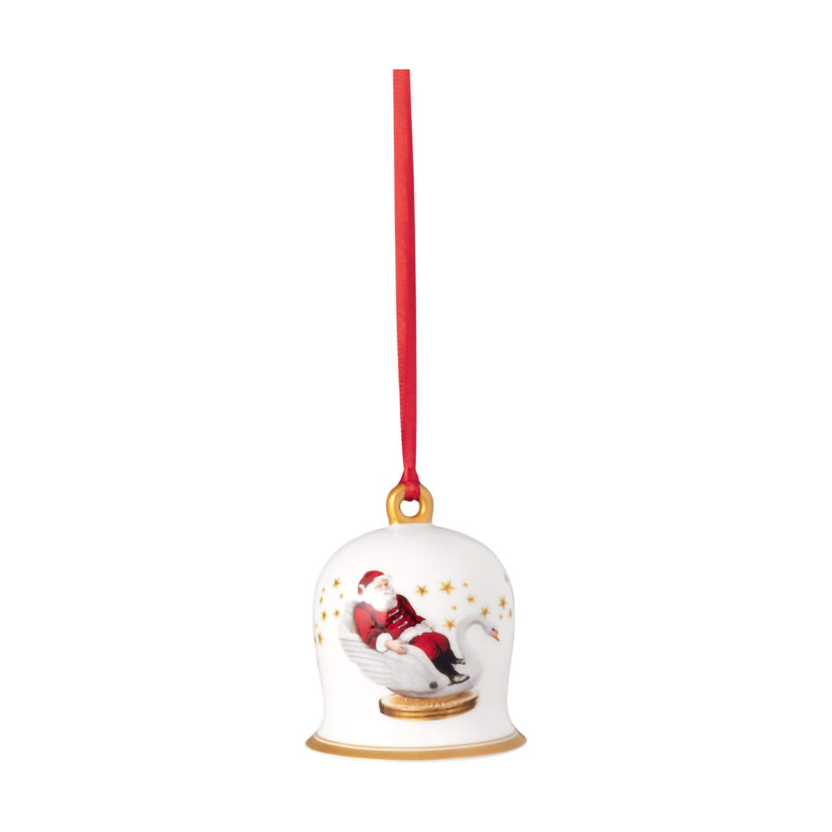 Villeroy & Boch Annual Christmas Glöckchen Weiß-rot