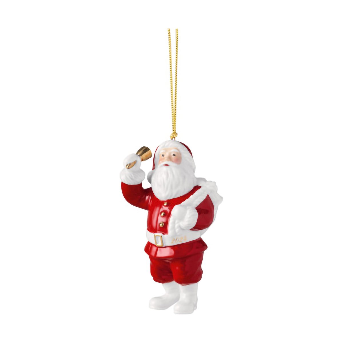Villeroy & Boch Christmas Classics Weihnachtsanhänger Weihnachtsmann Rot