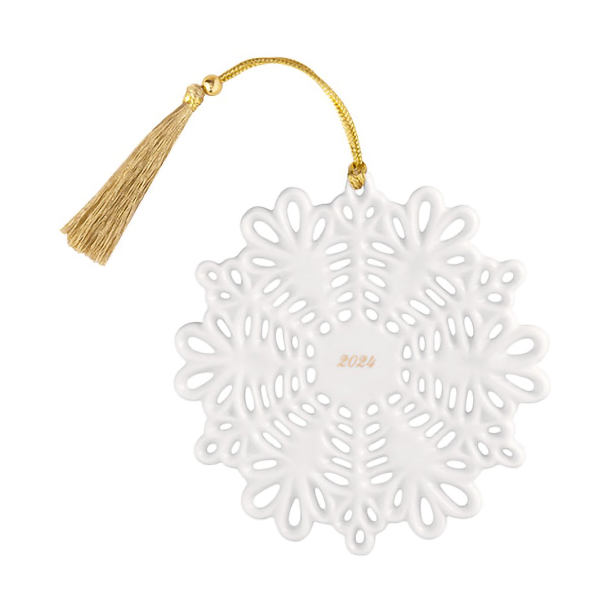 Villeroy & Boch Christmas Classics Weihnachtsschmuck Schneeflocke Weiß