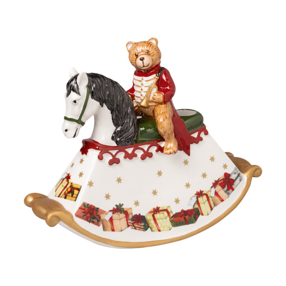 Villeroy & Boch Christmas Toys Schaukelpferd Weiß