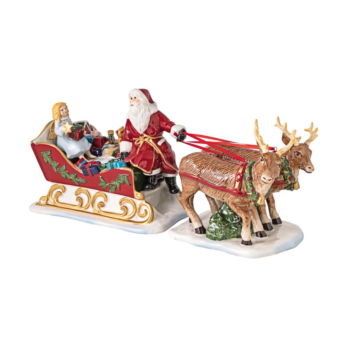 Villeroy & Boch Christmas Toys Schlitten Nostalgie Rot