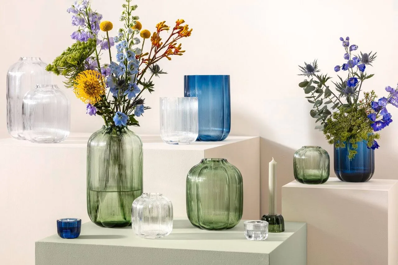 Fleur 2-in-1-Laterne, Blau, Ø6,3 cm Villeroy & Boch