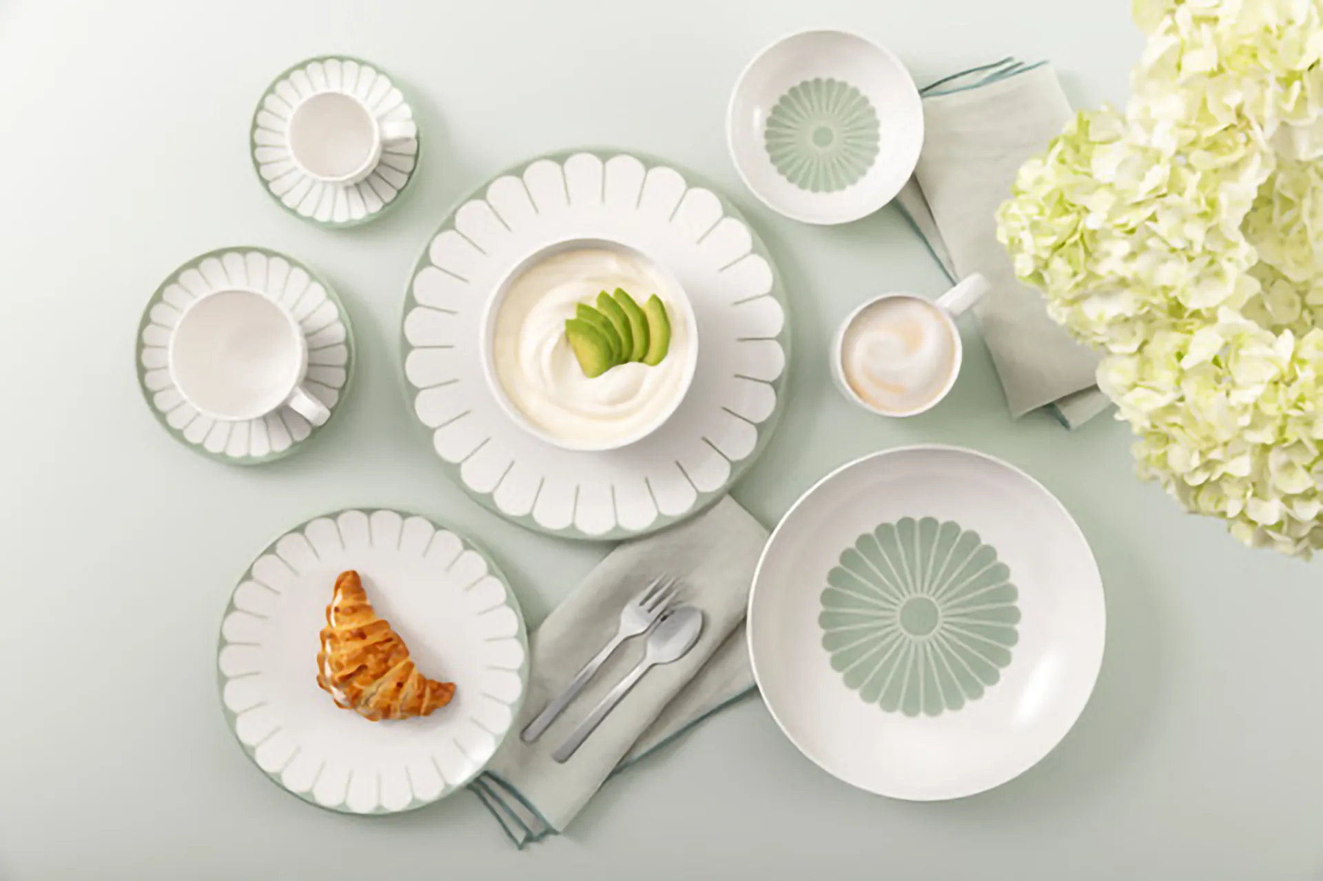 Fleur Espressotasse 7 cl, White-green Villeroy & Boch