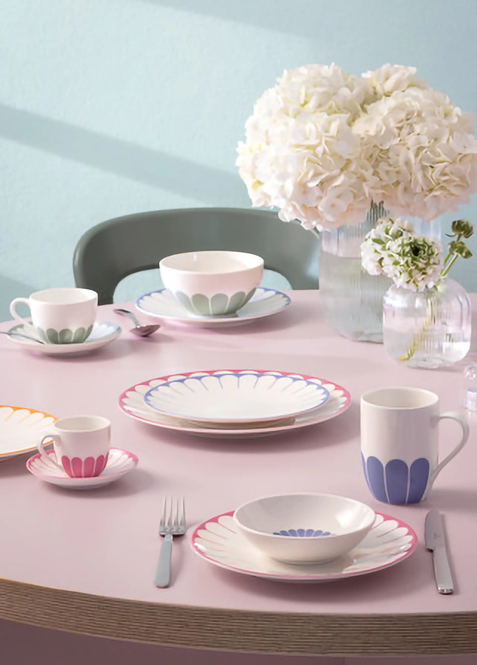 Fleur Frühstücksschale 43 cl, White-green Villeroy & Boch