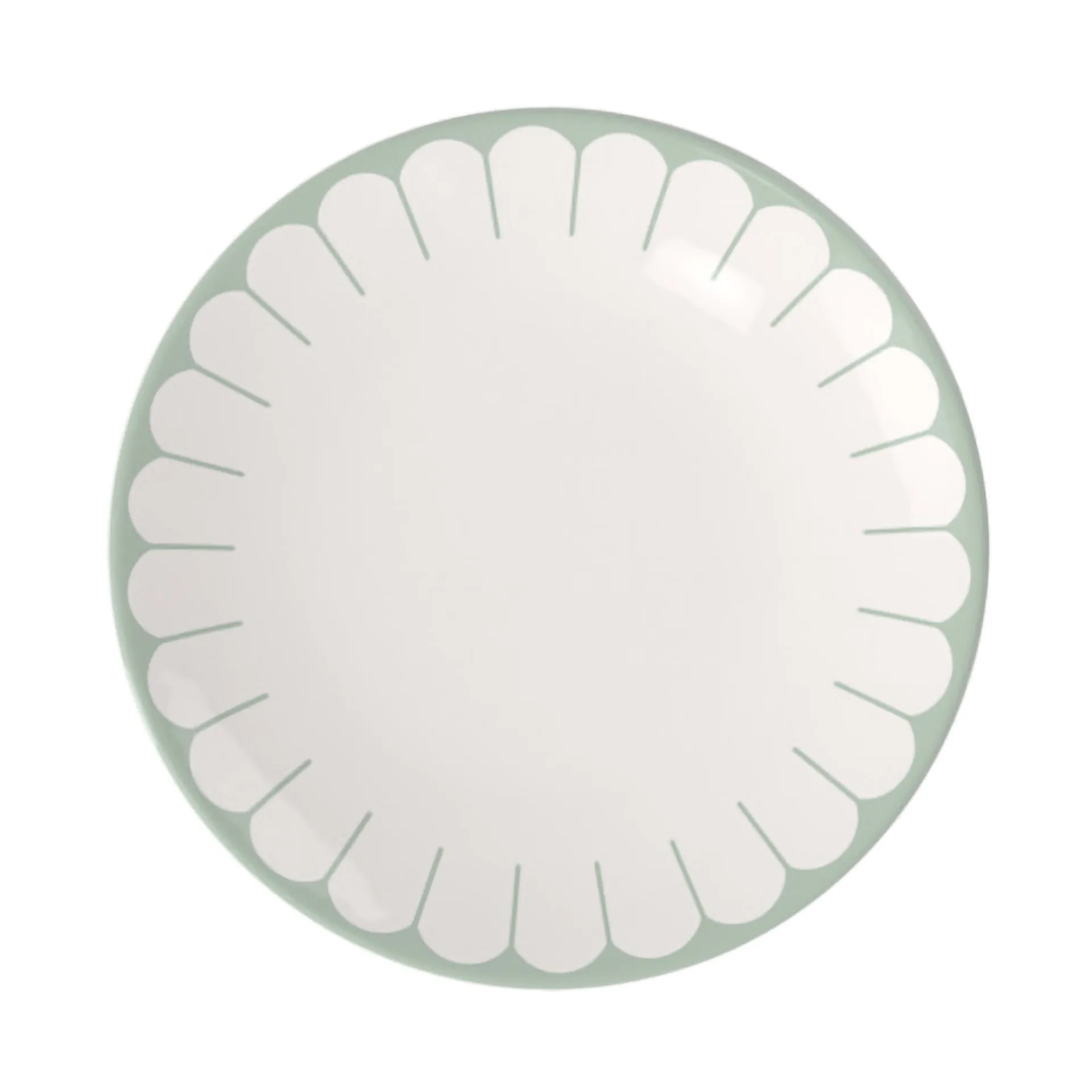 Fleur Speiseteller Ø26,5 cm, White-green Villeroy & Boch