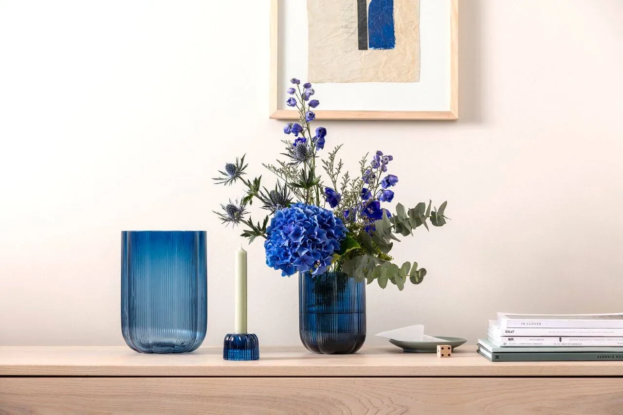 Fleur Vase, Blau, Ø15 cm Villeroy & Boch