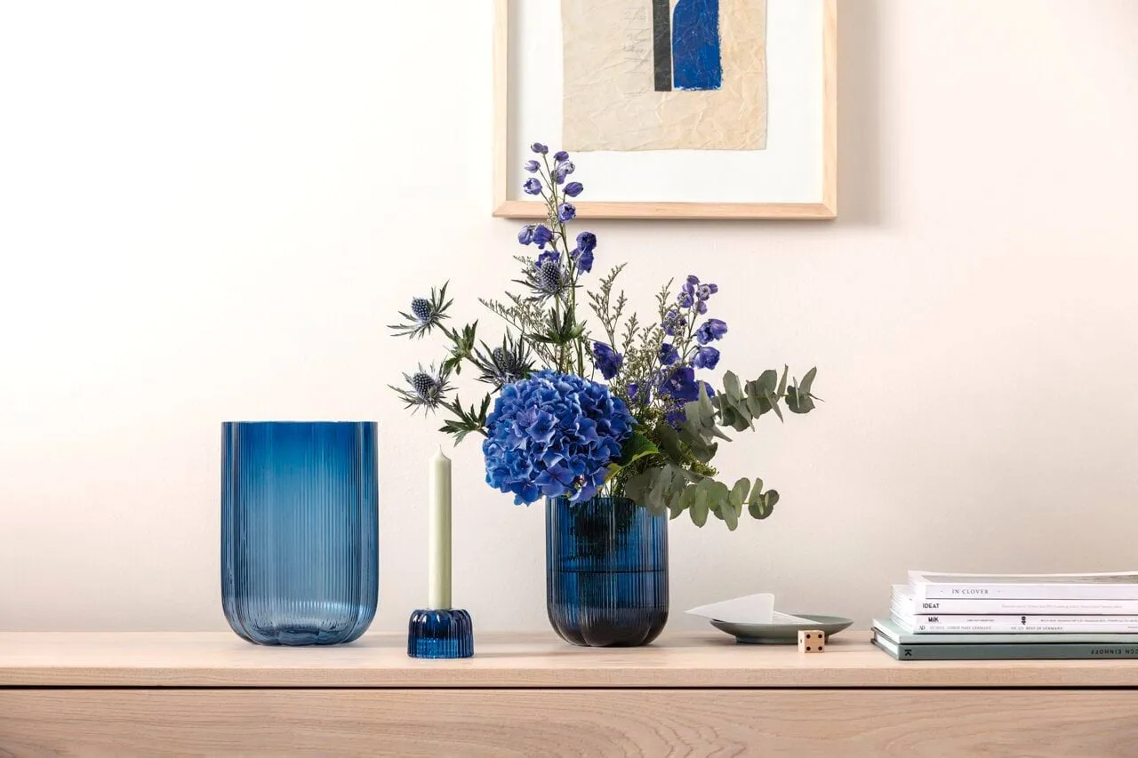 Fleur Vase, Blau, Ø22 cm Villeroy & Boch