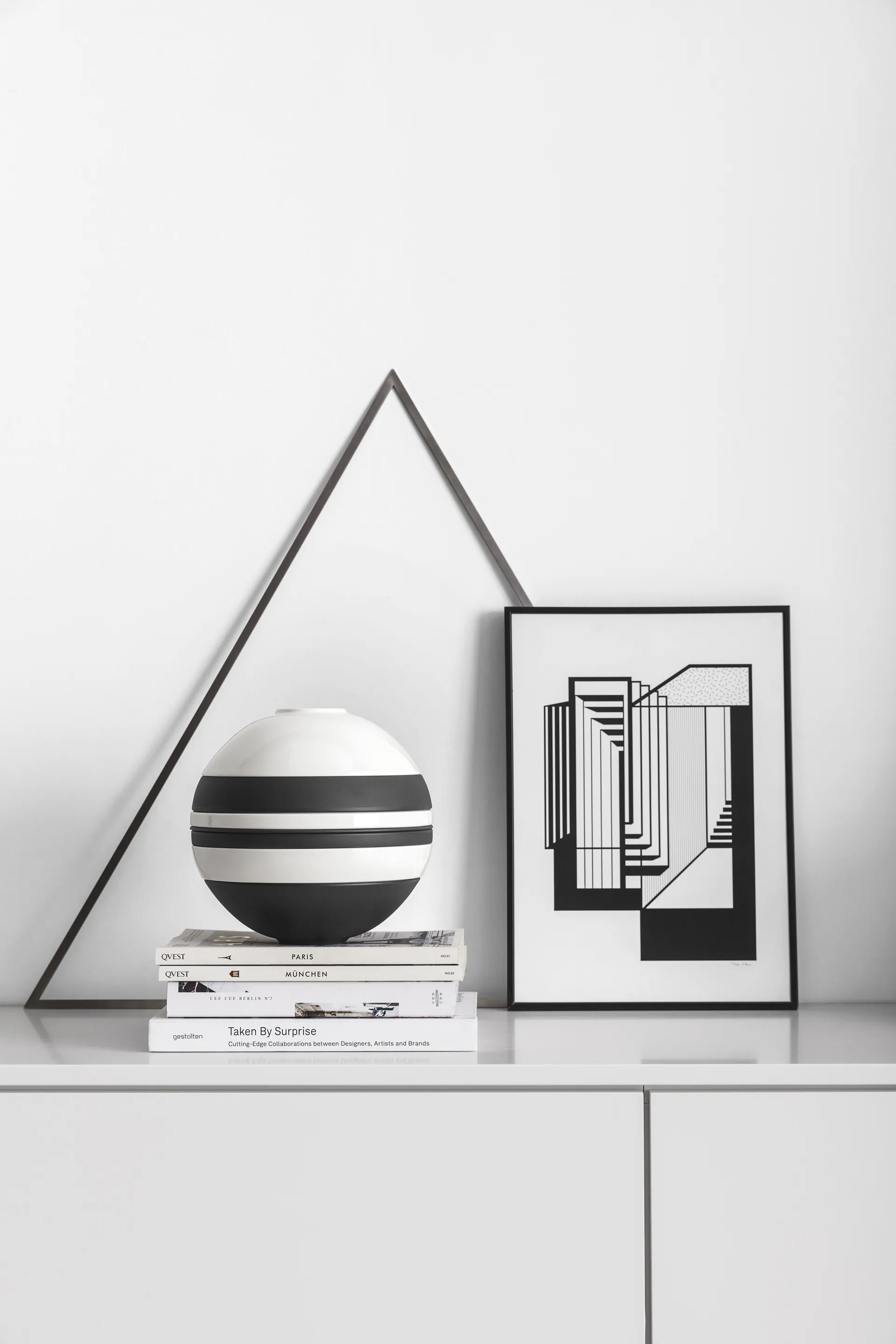 Iconic La Boule Service 7 Teile, Schwarz-weiß Villeroy & Boch