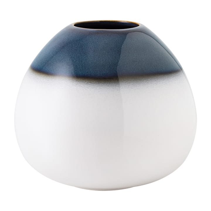 Lave Home egg-shaped Vase 13cm - Blau-weiß - Villeroy & Boch