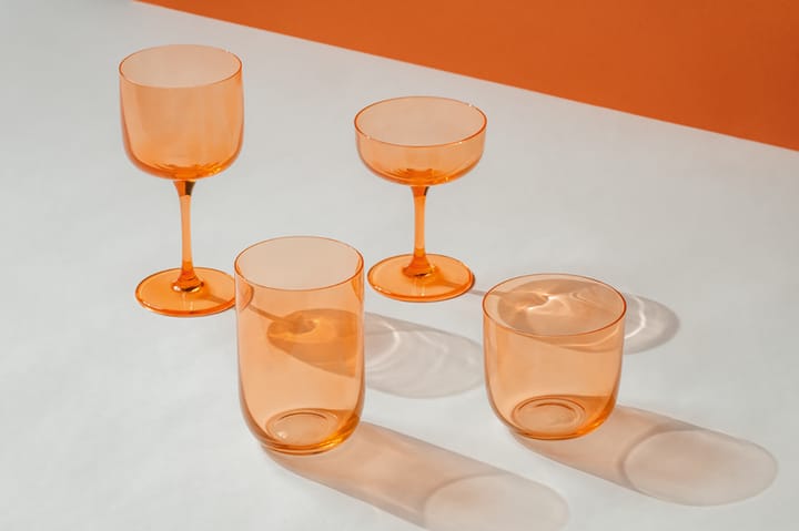 Like Champagnerglas coupe 10 cl 2er Pack - Apricot - Villeroy & Boch