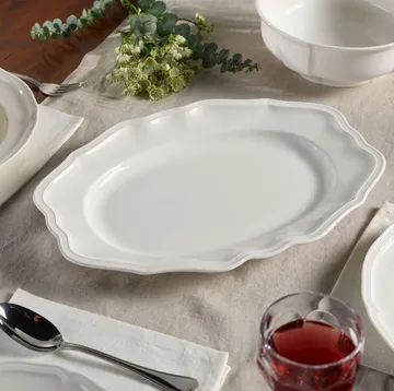 Manoir Servierplatte 37 cm - Weiß - Villeroy & Boch