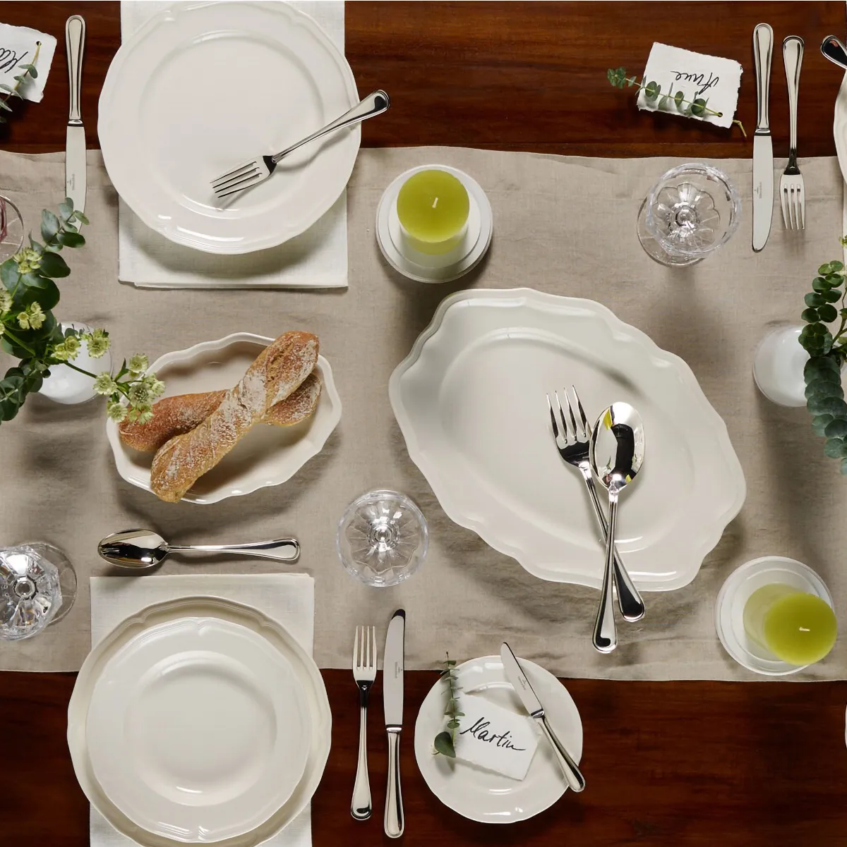 Manoir Servierplatte 37 cm, Weiß Villeroy & Boch