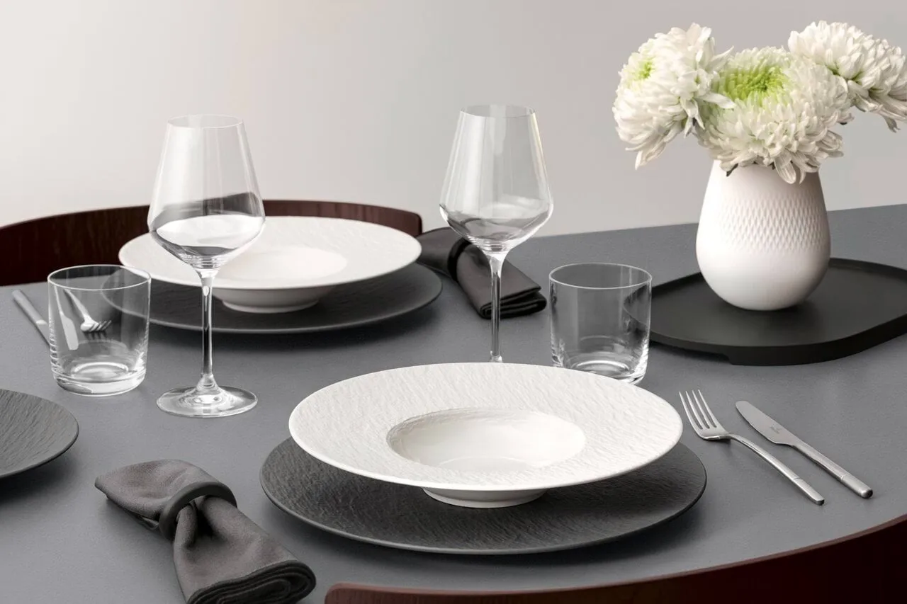 Manufacture Ice Pastateller, Weiß, Ø28 cm Villeroy & Boch