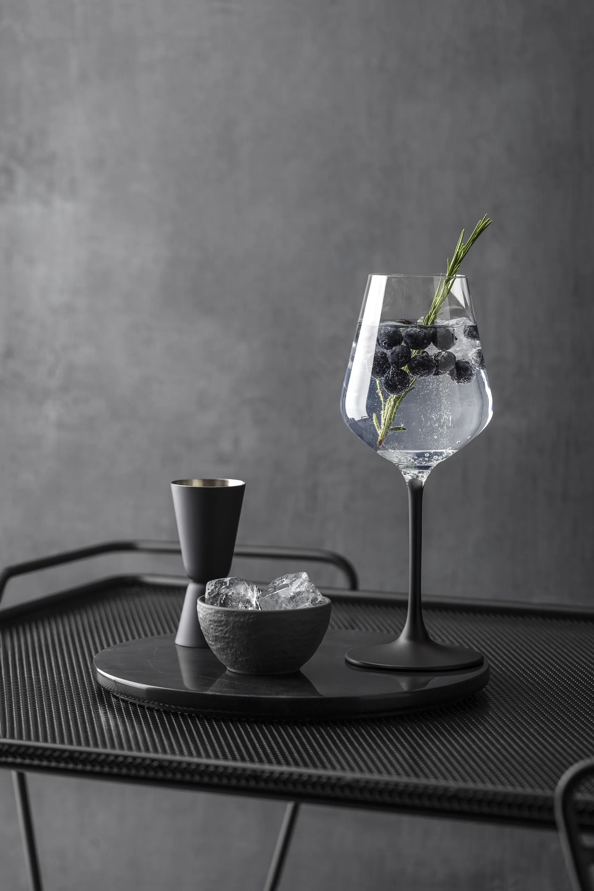 Manufacture Rock Weißweinglas 38cl 4er Pack, Klar-schwarz Villeroy & Boch