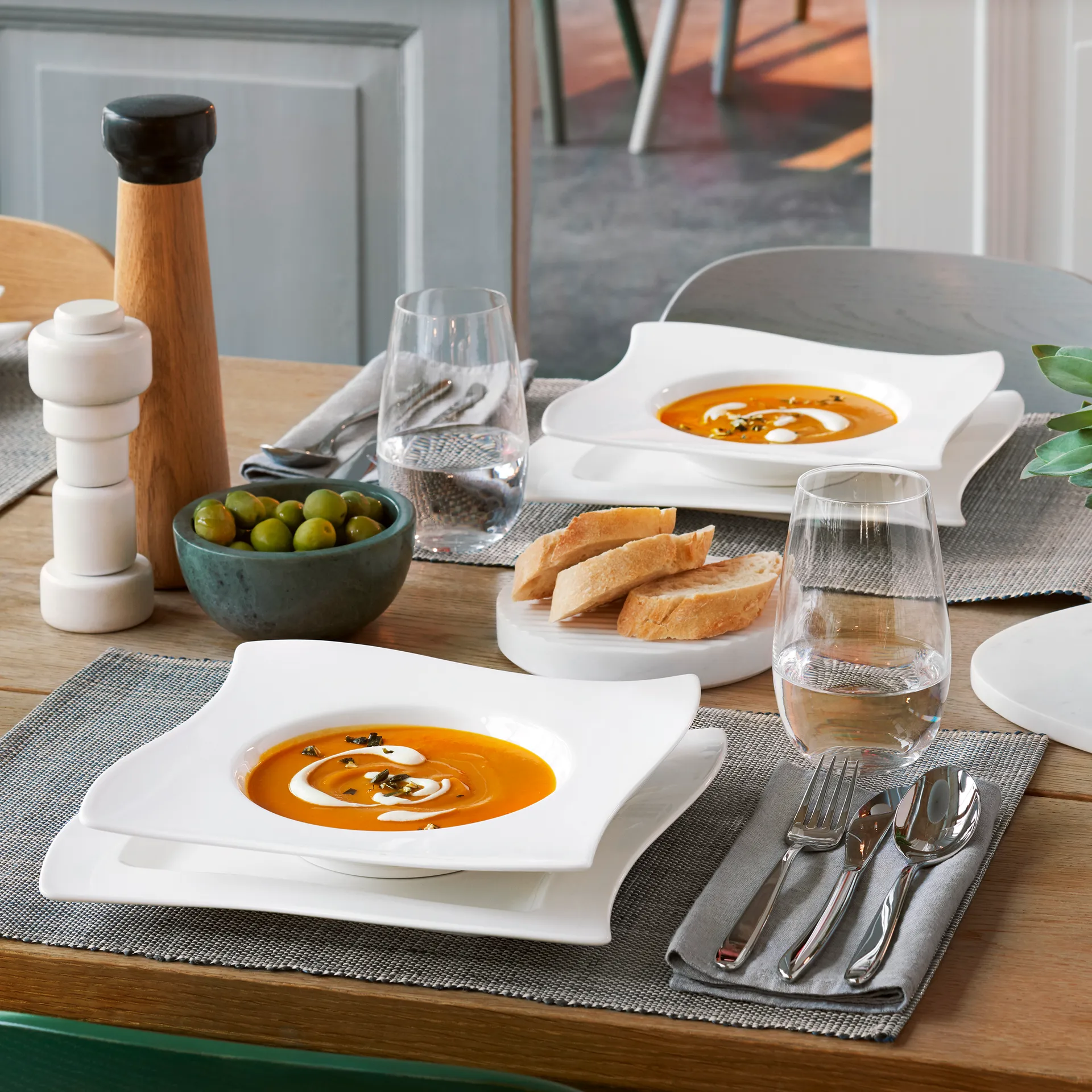 NewWave Servierteller 34 x 34cm, Weiß Villeroy & Boch