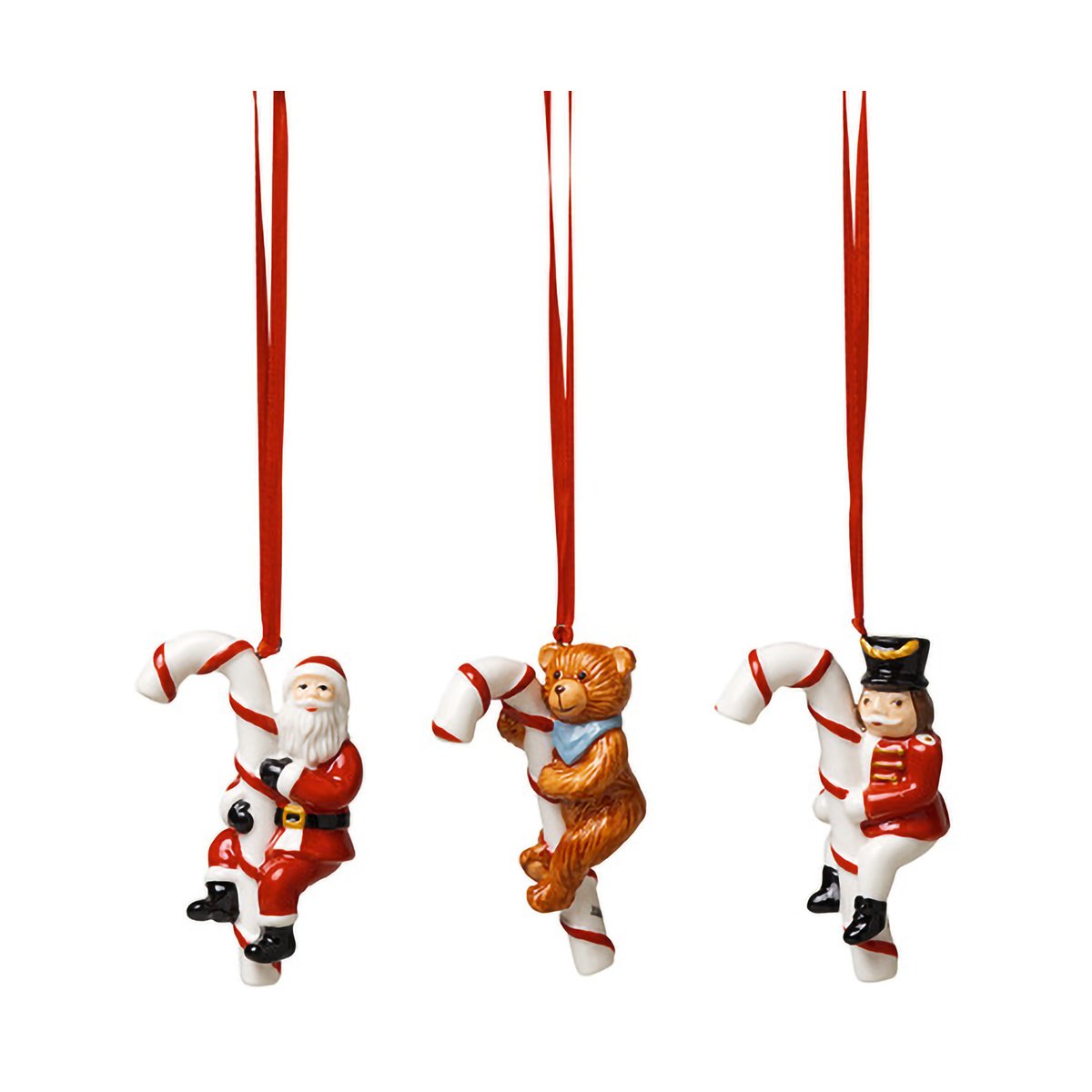 Villeroy & Boch Nostalgic Weihnachtsbaumschmuck Zuckerstange 3er-Pack Multi