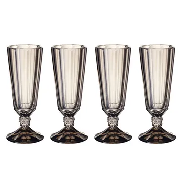 Opera Champagnerglas 4er Pack - Grau - Villeroy & Boch