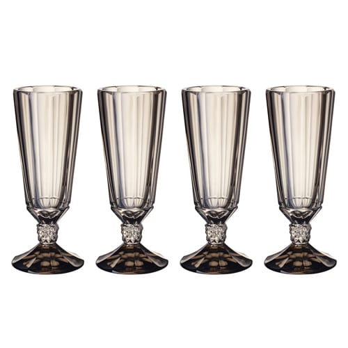 Opera Champagnerglas 4er Pack - Grau - Villeroy & Boch