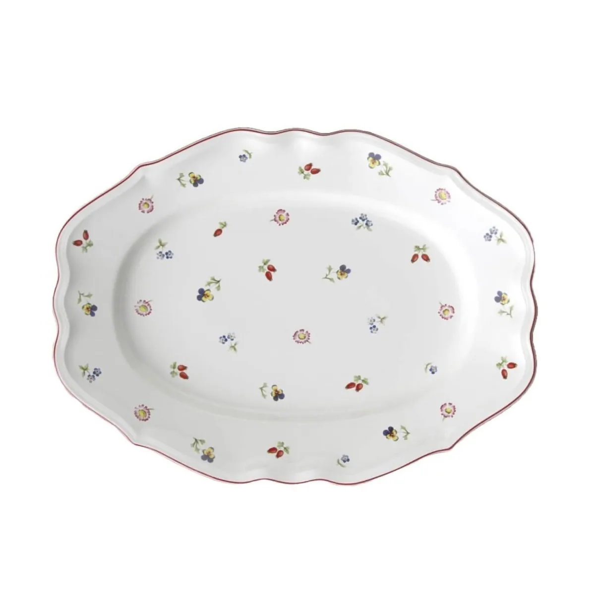 Petite Fleur Servierplatte 37 cm, Weiß Villeroy & Boch