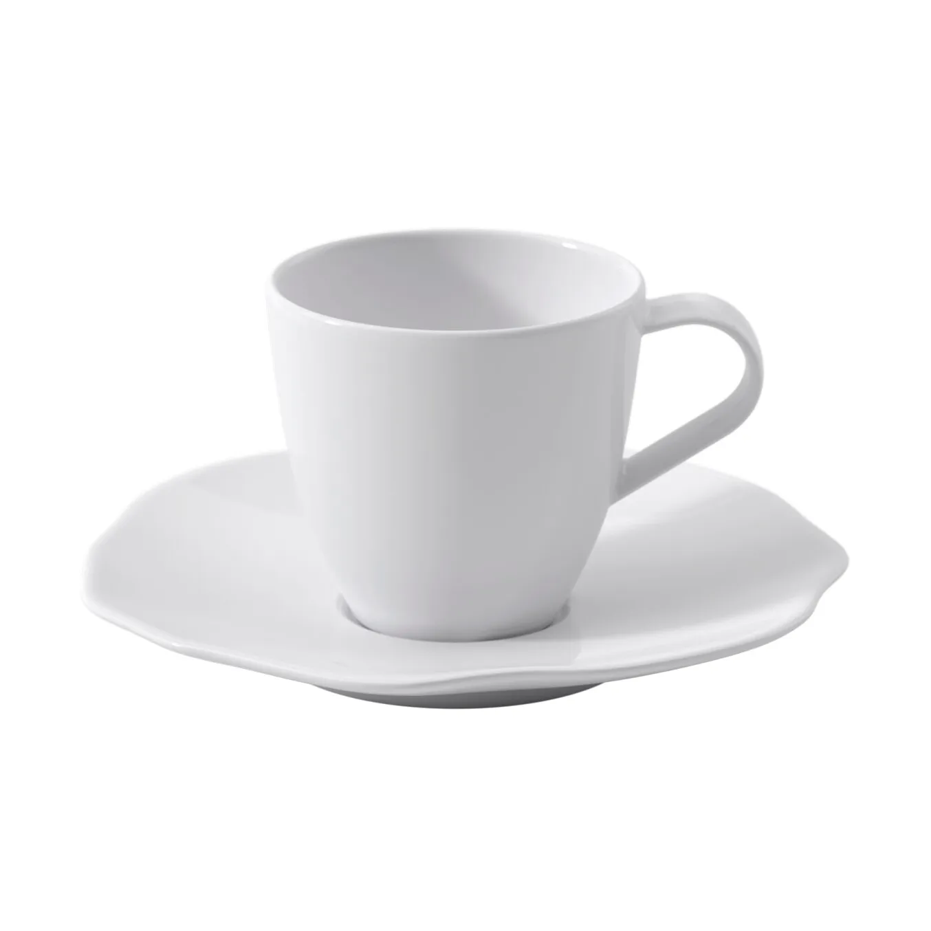 Pura Espressotasse mit Untertasse, Weiß, 2-teilig Villeroy & Boch