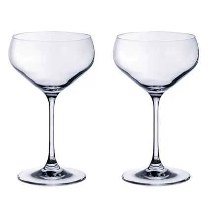 Purismo kupat Champagnerglas 2er Pack, Klar Villeroy & Boch