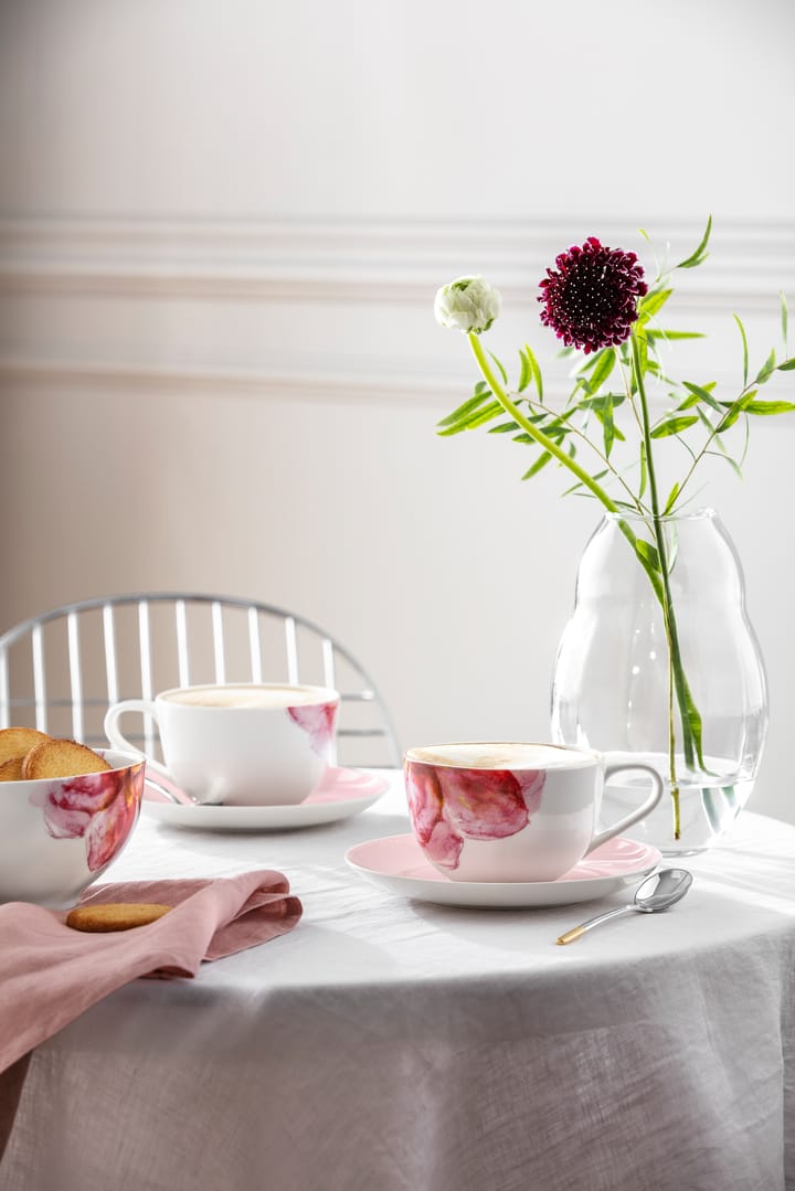 Rose Garden Tasse mit Untertasse - Rosa-Weiß - Villeroy & Boch