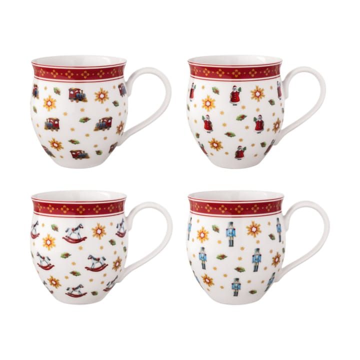 Toy's Delight Becher 4-teilig - Weiß-rot - Villeroy & Boch