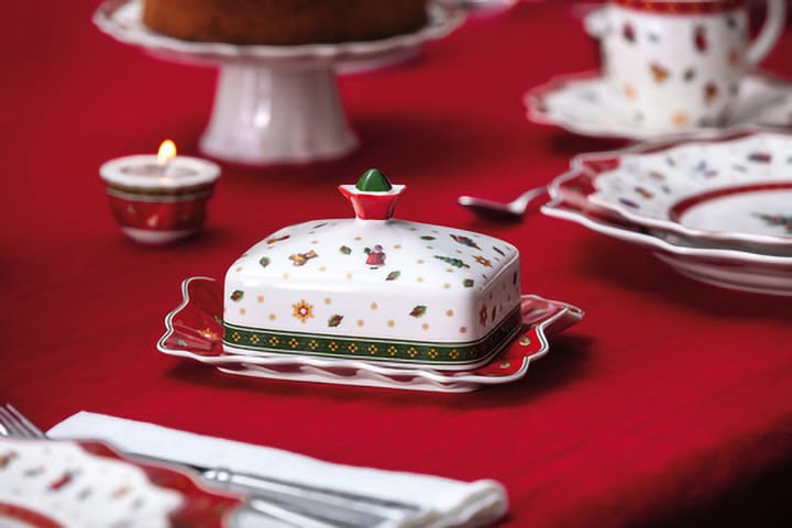 Toy´s Delight Butterdose 16x19 cm, Weiß-rot Villeroy & Boch