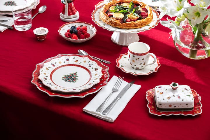 Toy´s Delight Butterdose 16x19 cm, Weiß-rot Villeroy & Boch